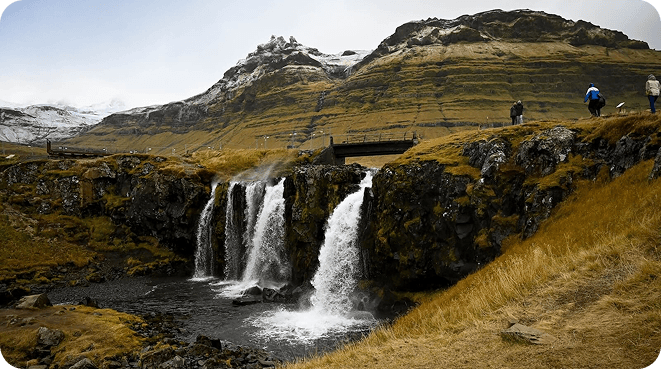 Kirkjufell Mountain and Snaefellsnes landscape
