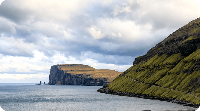 South Coast Iceland coastline