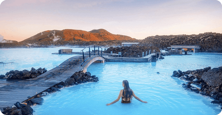 Iceland geothermal pool experience